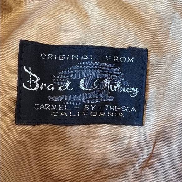 Vintage 70s Rockabilly Western Brad Whitney Men's Brown Corduroy Jacket - Picture 4 of 8